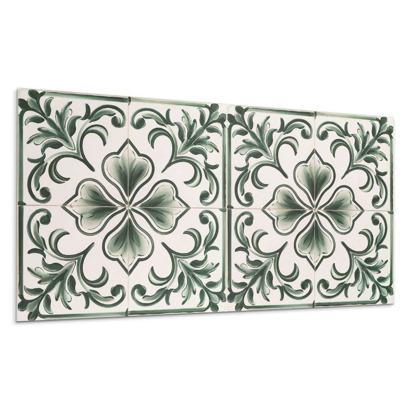 Panel samoprzylepny Wallfluent 100x50 cm Liście z sercami w harmonii 1 szt.