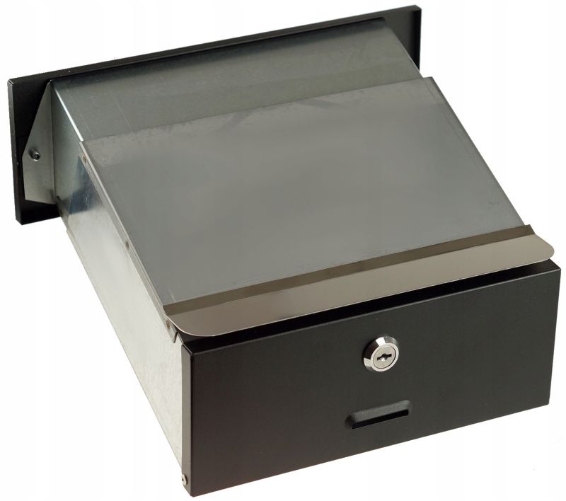 Skrzynka Na Listy FEINZ Do Wmurowania Przelotowa Czarna 1 szt.