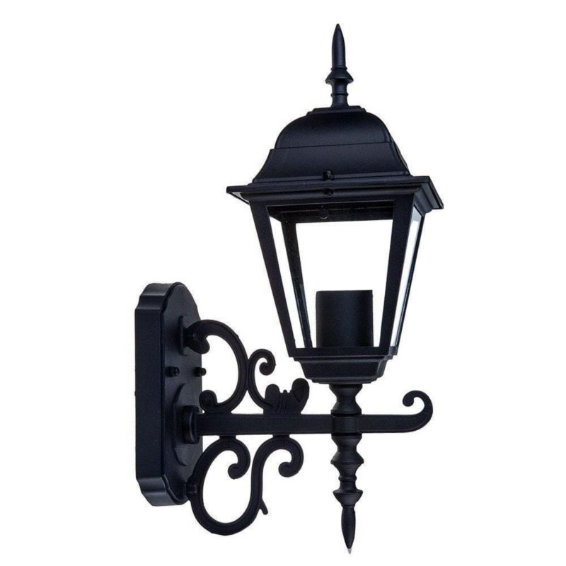 Kinkiet ścienny zewnętrzny V-TAC czarny 1 x E27 x IP44 wym: 40 x 22,5 x 14,8 cm - 1 szt.