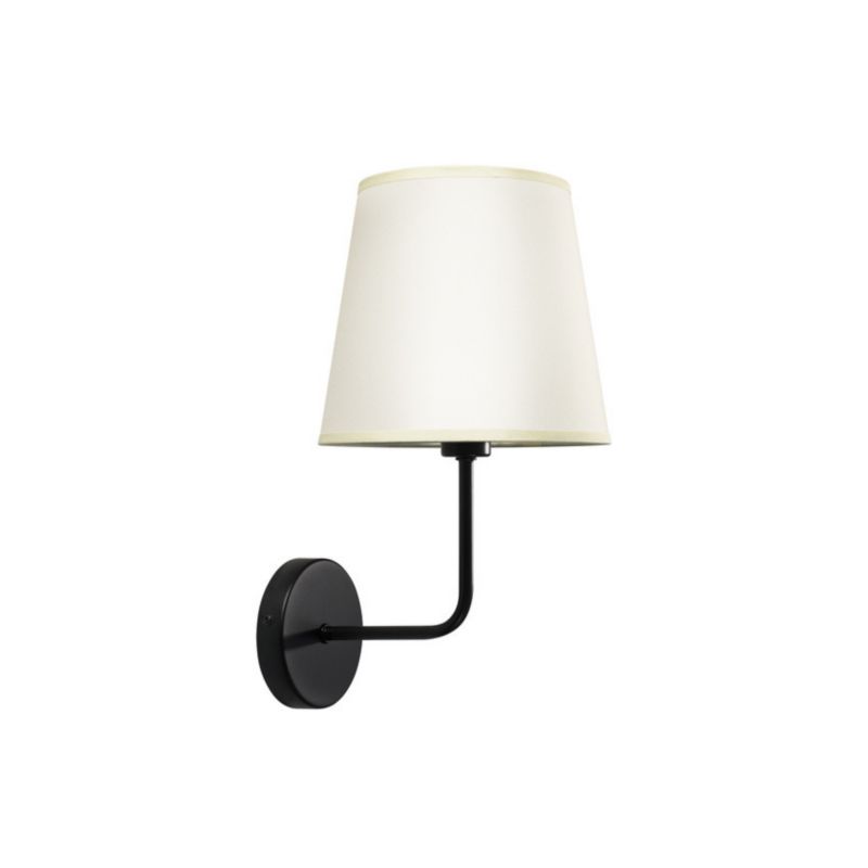 Kinkiet ścienny Candellux Pasteri czarno-beżowy 1 x E14 x 40W IP20 wym: 33 x 23 x 18,5 cm - 1 szt.