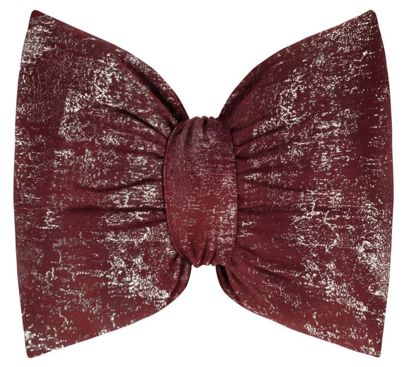 Poduszka Eurofirany Kokarda1 Nadruk Bordowa 45x55 cm 1 szt.