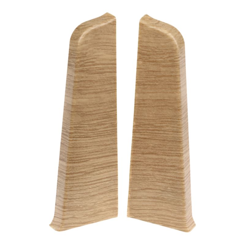 Zakończenie do listwy PCV GoodHome Core dąb burbon 2 szt