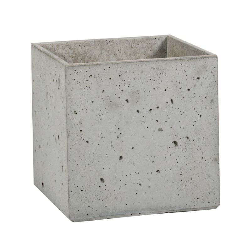 Donica Zadora Betonowa Zewnętrzna BOX S 35x35x35 szary naturalny 1 szt