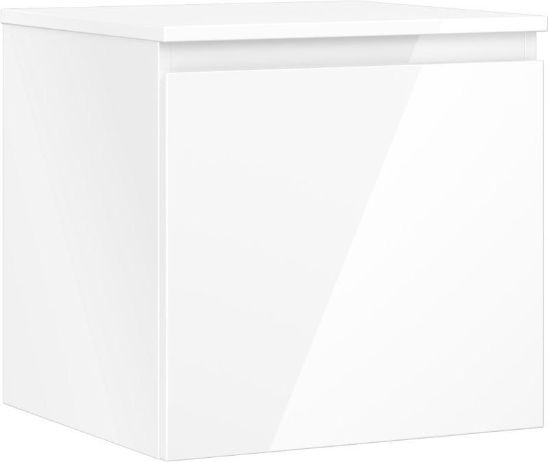 Szafka podumywalkowa Mexen Orio biała połysk 50x47 cm 1 szuflada 1 szt.