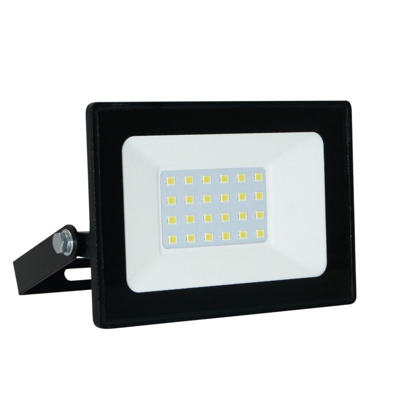 Naświetlacz LED MasterLED Tiga 20W IP65 neutralna biel 4500K lampa halogen czarny 1 szt.