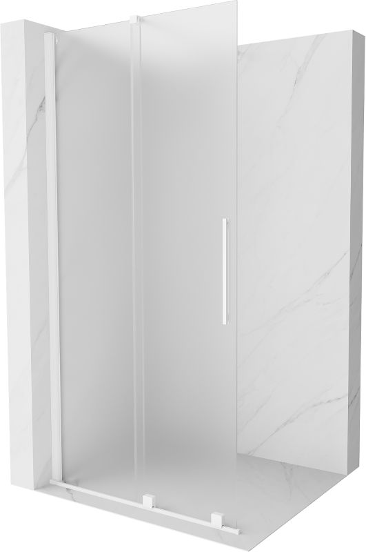 Ścianka prysznicowa Mexen Velar szron biała 90x200 cm 871-090-000-33-20 1 szt.