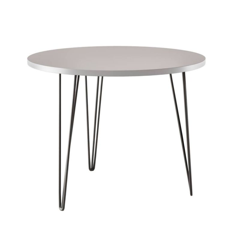 Stół KOLM okrągły fi 90 cm MIKA Szary 1szt.