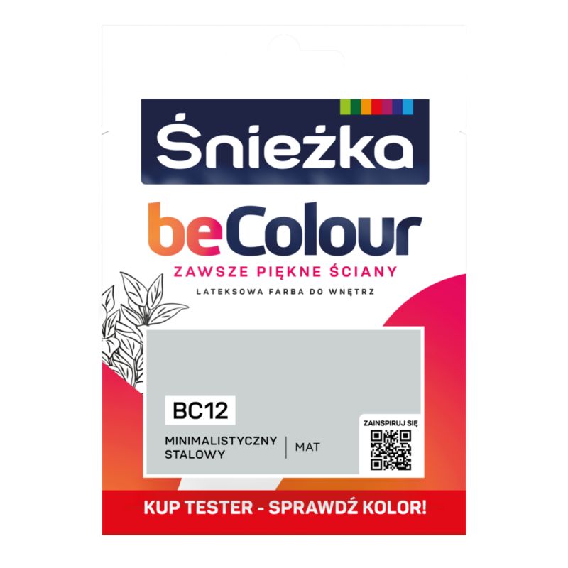 Tester farby Śnieżka Becolour minimalistyczny stalowy 25 ml