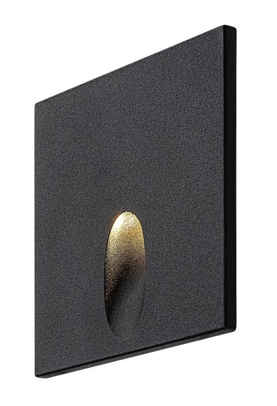 Oprawa oświetleniowa schodowa Rabalux Boven czarna LED 3W 3000K 10lm IP54 wym: 6,5 x 6,5 x 6 cm kwadratowa - 1 szt.