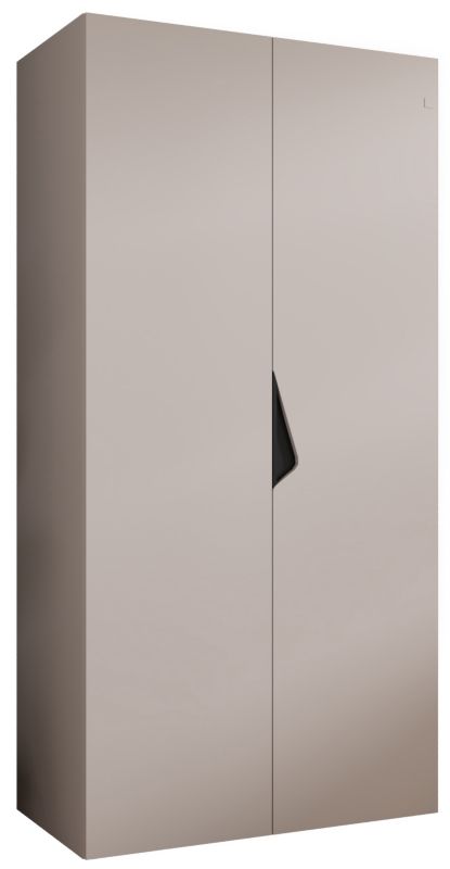 Szafa uchylna otwierana Abiks SANDI 1 100 wys 202 cm Kaszmir + Czarny 1 szt