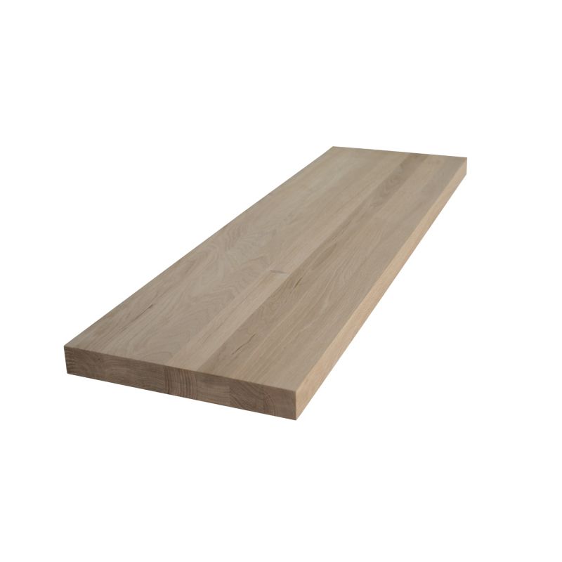 Stopień drewniany dąb DotWood 120 x 30 x 4 cm lita lamela surowy 1 szt.