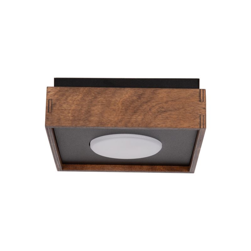 Spot oprawa sufitowa Sigma Lighting Dalia czarno-brązowy 1 x GX53 x IP20 wym: 6 x 15 x 15 cm - 1 szt.