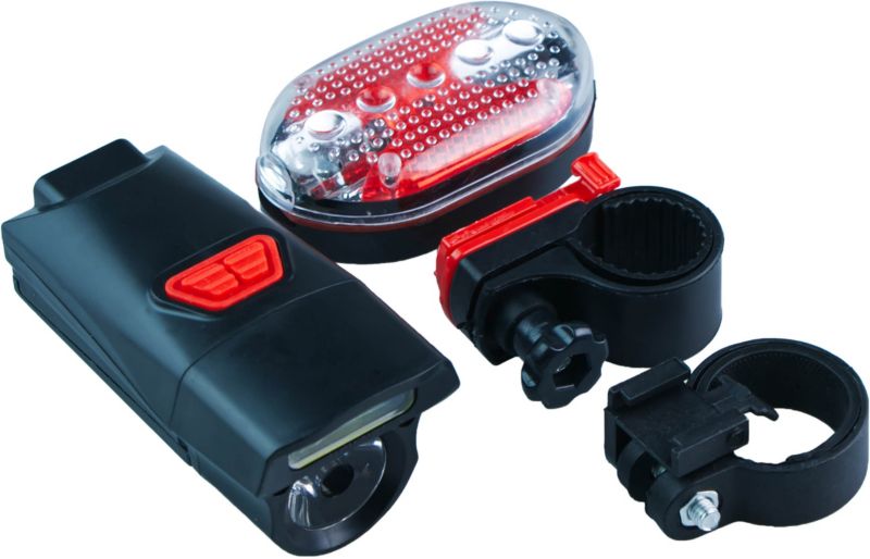 Zestaw lampek rowerowych Dpm prostokątny