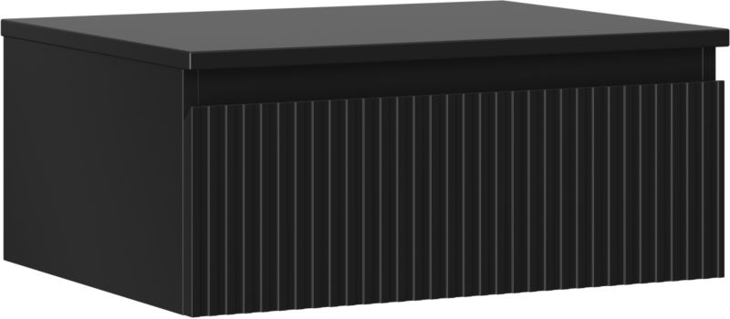 Podumywalkowa szafka Mexen Rivel czarna mat 60cm 1 szuflada 1 szt.