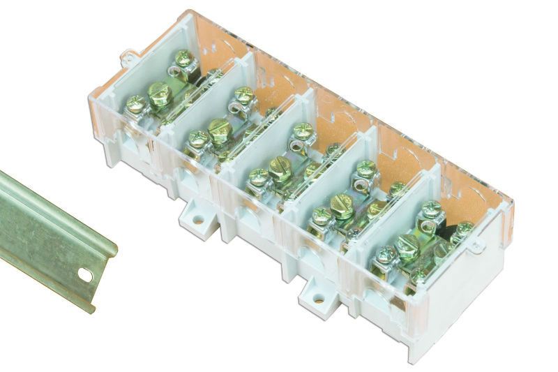 Listwa zaciskowa Pawbol 5 x 35/16 z osłoną TH35 1 szt.