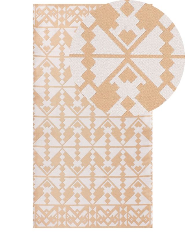 Dywan zewnętrzny Balasore Beżowy 80 x 150 cm 1 szt.