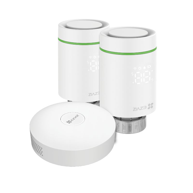 Zestaw grzewczy termostat, bramka domowa, EZVIZ, WiFi, biały, 1 szt