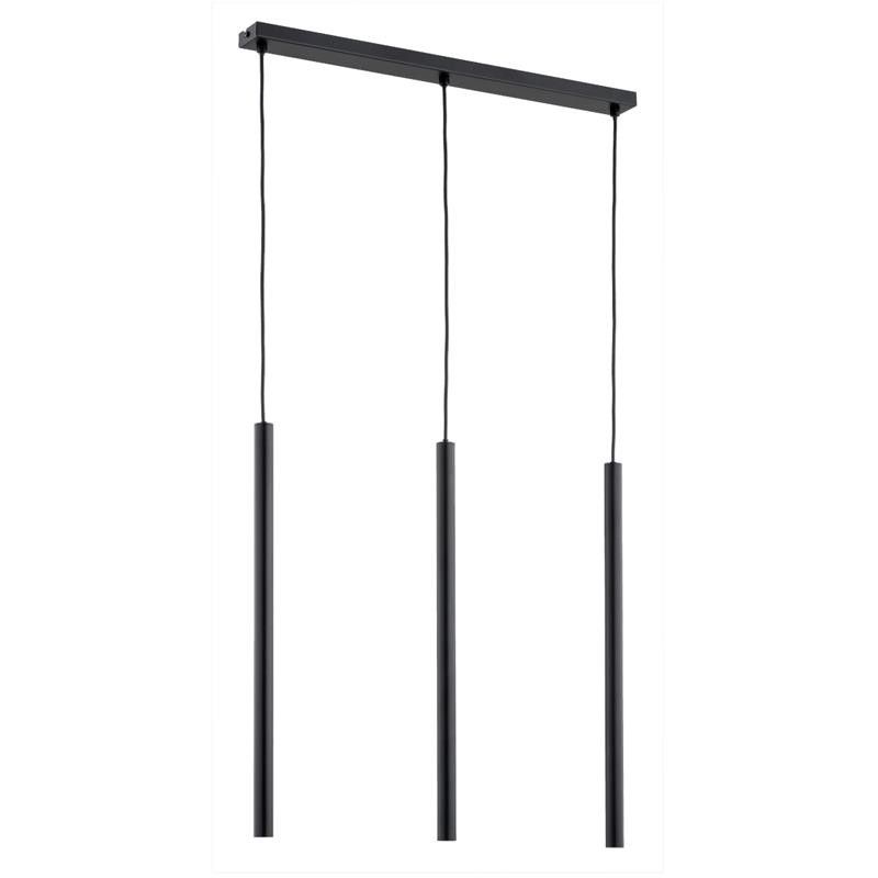 Lampa wisząca Alfa Collet 3002 czarna dekoracyjna 3xG9 x 10W 1 szt.