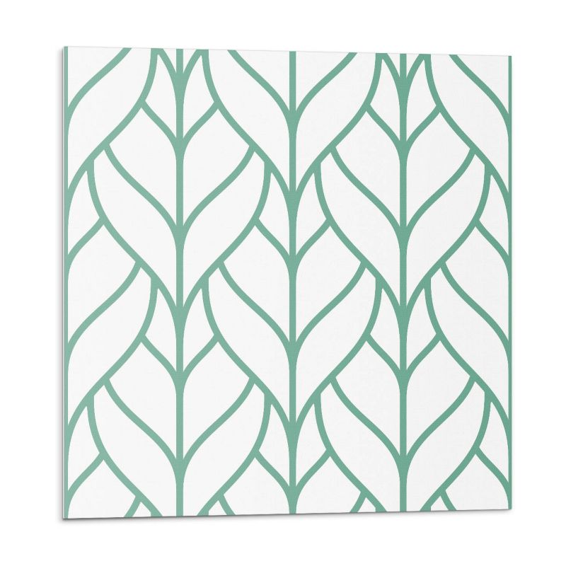 Kafelki samoprzylepne Wallfluent 50x50 cm Symetryczne liściaste desenie 4 szt.