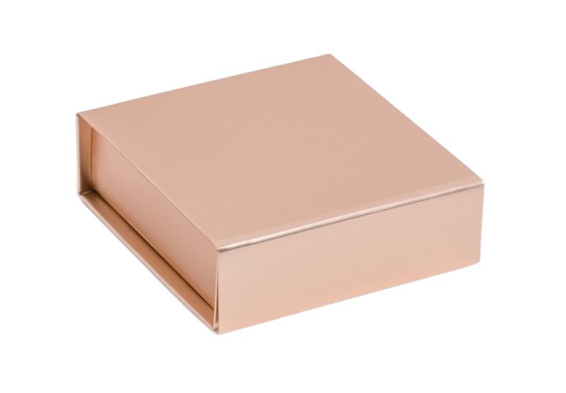 Pudełko Magnatyczne Neopak Różowe Złoto 120x120x40mm(zew)Na Biżuterię Ozdobne 1 szt.