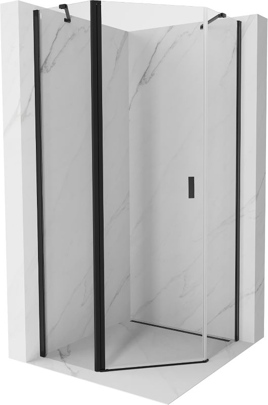 Kabina prysznicowa Mexen Mist czarna 80 x 80 cm - 8A8-080-080-70-00 1 szt.