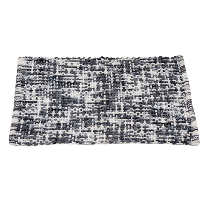 Dywanik Łazienkowy Berilo Szary Miękki 80X50 Cm 1 Szt.