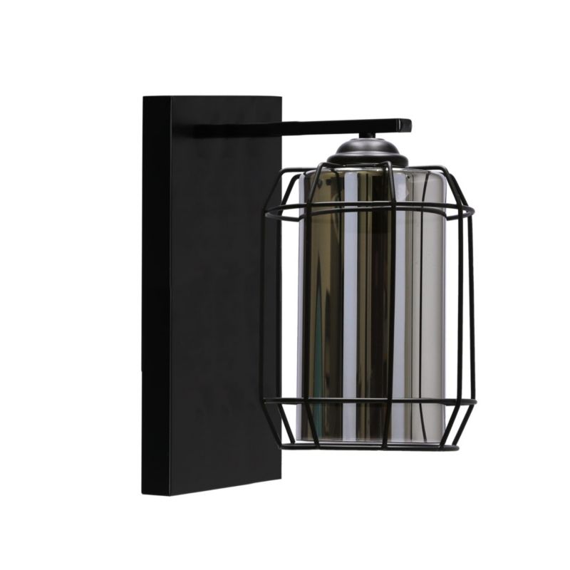 Kinkiet ścienny Candellux Jonera czarny-chromowany 1 x E27 x 40W IP20 wym: 25 x 25 x 15 cm - 1 szt.