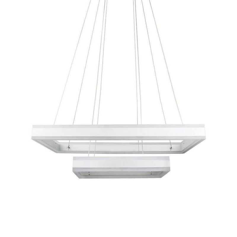 Żyrandol V-TAC Vt-101-2D biały wym: 120 x 60 x 60 cm wbudowany LED 115W 1 szt.