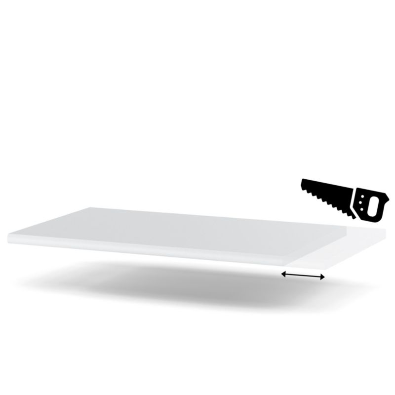 Blat Kuchenny Hurtownia-Mebli 28mm Blande 70-79 79cm Biel Arktyczna 79x60x cm 1szt.