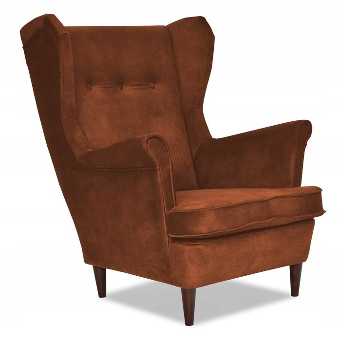 Fotel uszak do salonu Family Meble ARI brąz 1szt