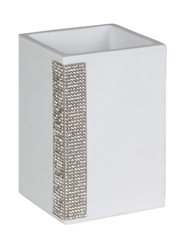 Kubek łazienkowy Splendid Chiq biały