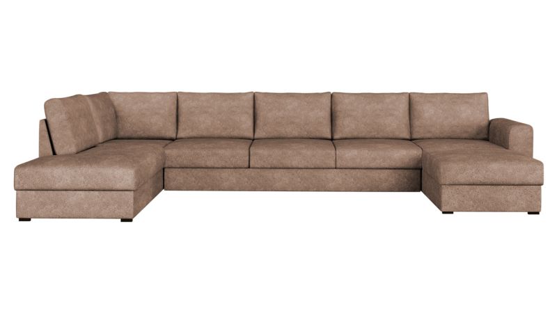 Narożnik z funkcją spania MIRJAN 24 Wilma Large lewy bukla brudny róż 1 szt.