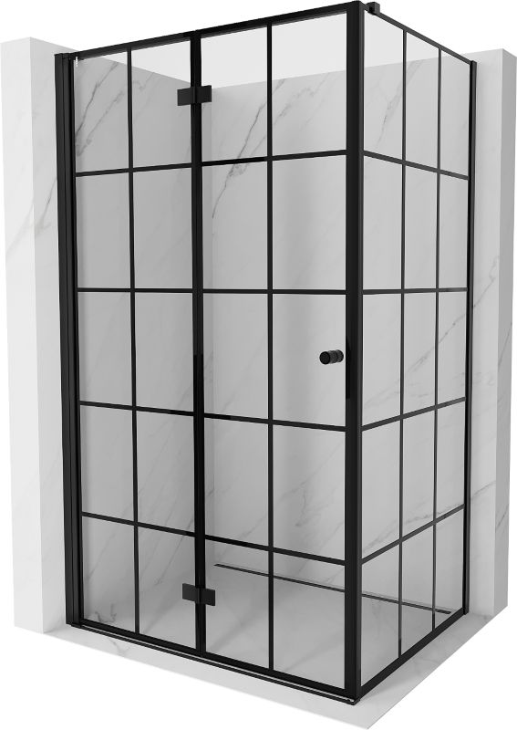 Kabina prysznicowa składana Mexen Mist-F T czarna 80 x 110 cm - 8A6T-080-110-70-77-L 1 szt.