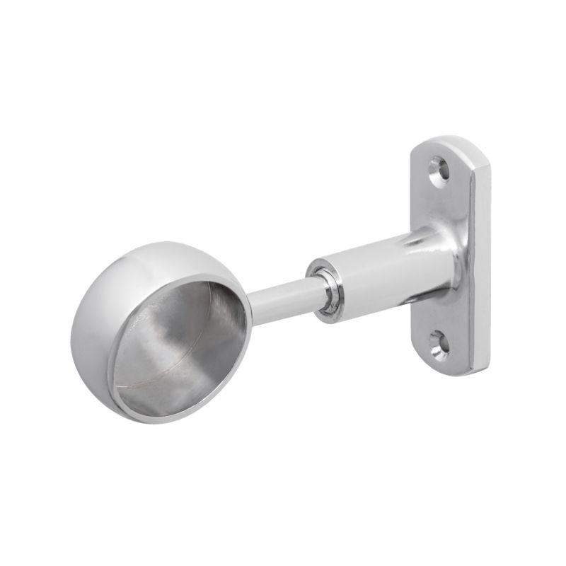 Uchwyt dystansowy Shop Line fi 25 mm końcowy chrom