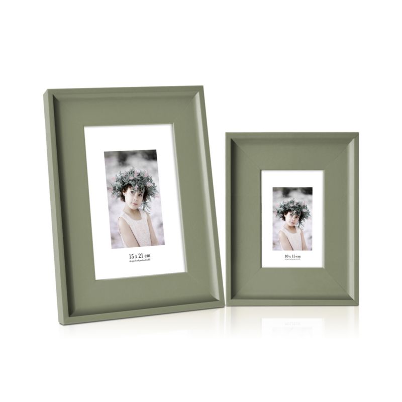Ramka na zdjęcia Malaga 10 x 15 cm oliwka