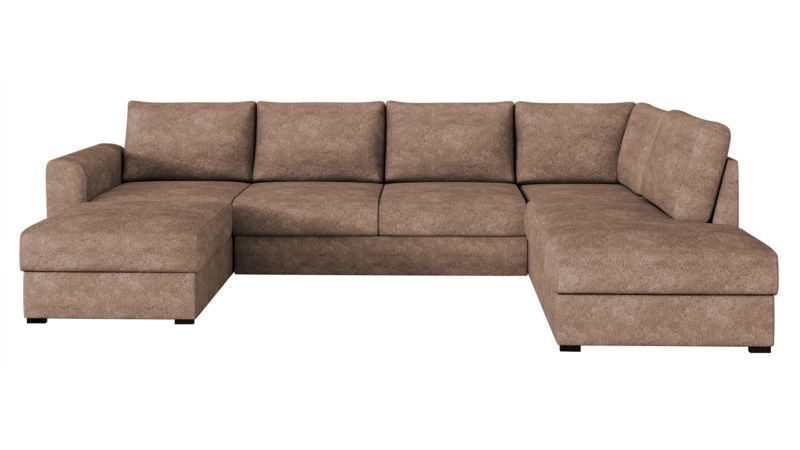 Narożnik z funkcją spania MIRJAN 24 Wilma prawy bukla brudny róż 1 szt.