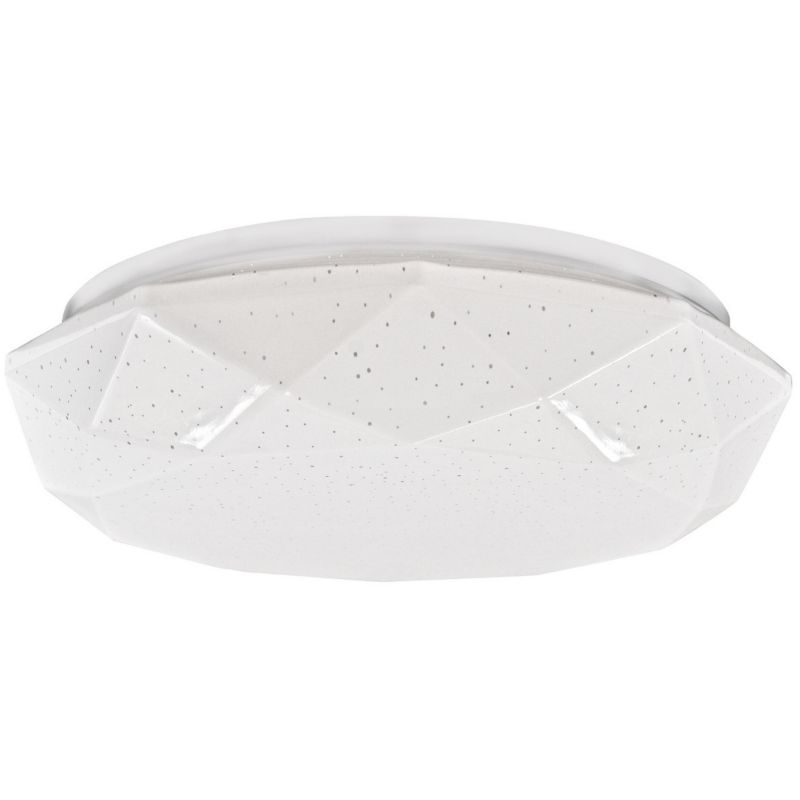 Plafon sufitowy Polux Galaxy biały LED 17W 4000K 2250lm IP20 wym: 10,5 x 33 x 33 cm tworzywo sztuczne - 1 szt.