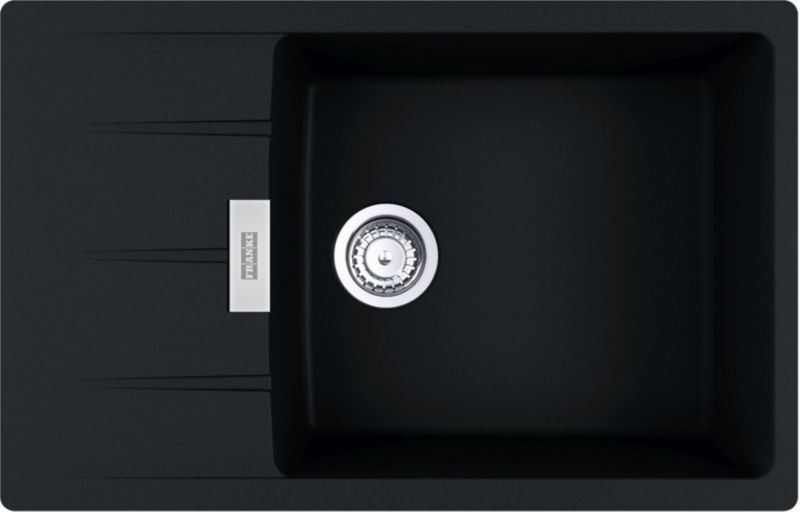 Zlewozmywak Franke Centro Fragranite onyx 78x50 cm ociekacz odwracalny syfon 1 szt.