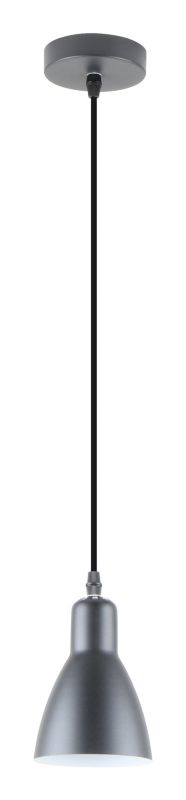 Lampa wisząca Zuma Line Mora 9907 ciemnoszara biała nad stół 1xE27 x 40W 1 szt.