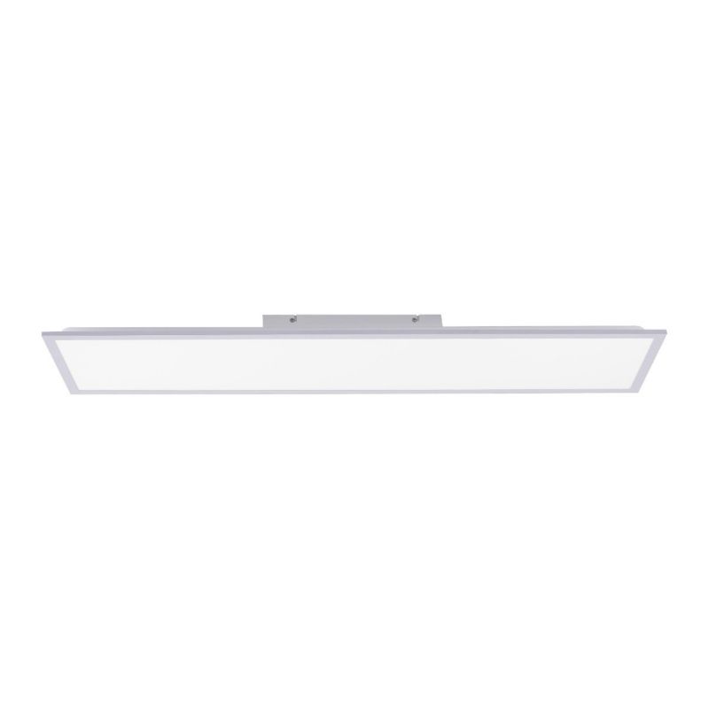 Plafon sufitowy lampa Paul Neuhaus Flat srebrno-biały LED 16W 3000K 1850lm IP20 wym: 7 x 29,5 x 119,5 cm aluminium - 1 szt.