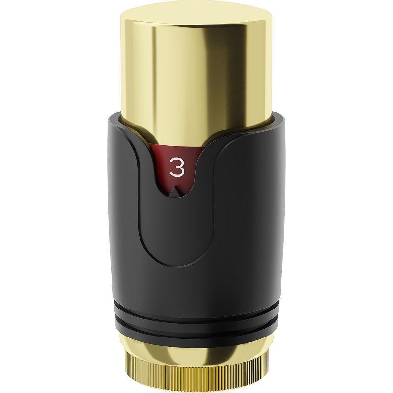 Głowica termostatyczna Mexen W900 czarny/złoty 1 szt.