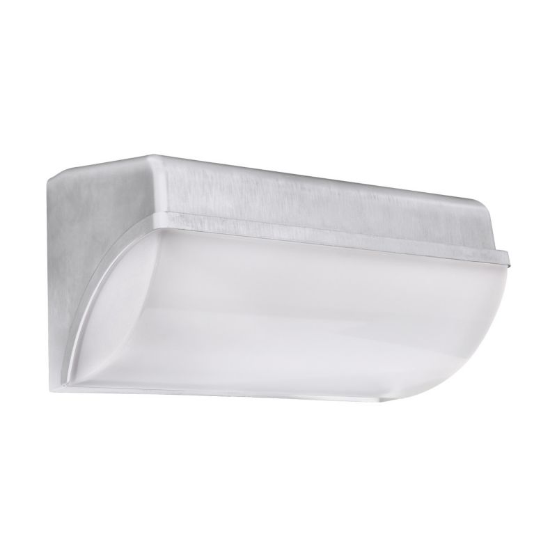 Kinkiet ścienny zewnętrzny Struhm Norton srebrno-biały LED 10W 4100K 905lm IP65 wym: 13 x 26 x 13 cm tworzywo sztuczne - 1 szt.