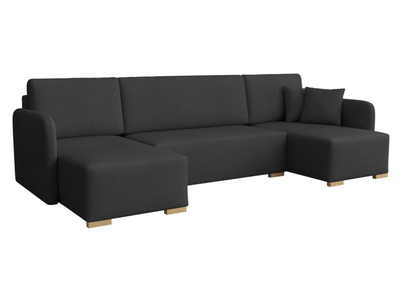 Narożnik z funkcją spania MIRJAN 24 Como U antracytowy 1 szt.