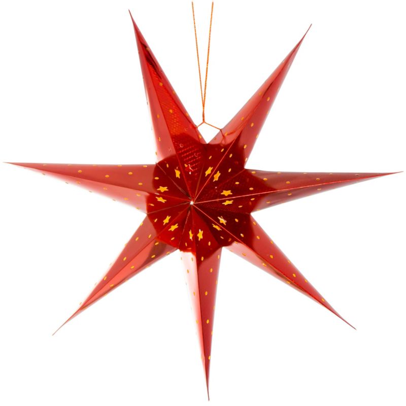 Gwizada świąteczna EDANTI 60 cm papierowa LED 1 szt.