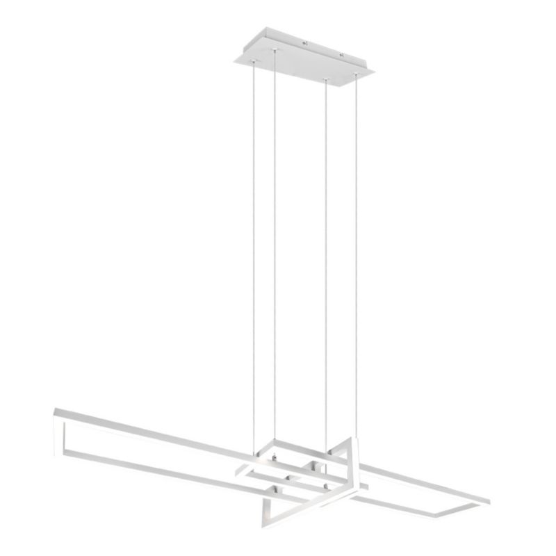 Lampa wisząca Trio Salinas biała nowoczesna wbudowany LED 34W 1 szt.