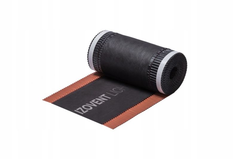Taśma kalenicowa 4ROOF Izovent LIGHT 310mm 5m x 4 rolki - 20mb cegła RAL8004 super jakość wentylacja kalenicy 1 kpl.