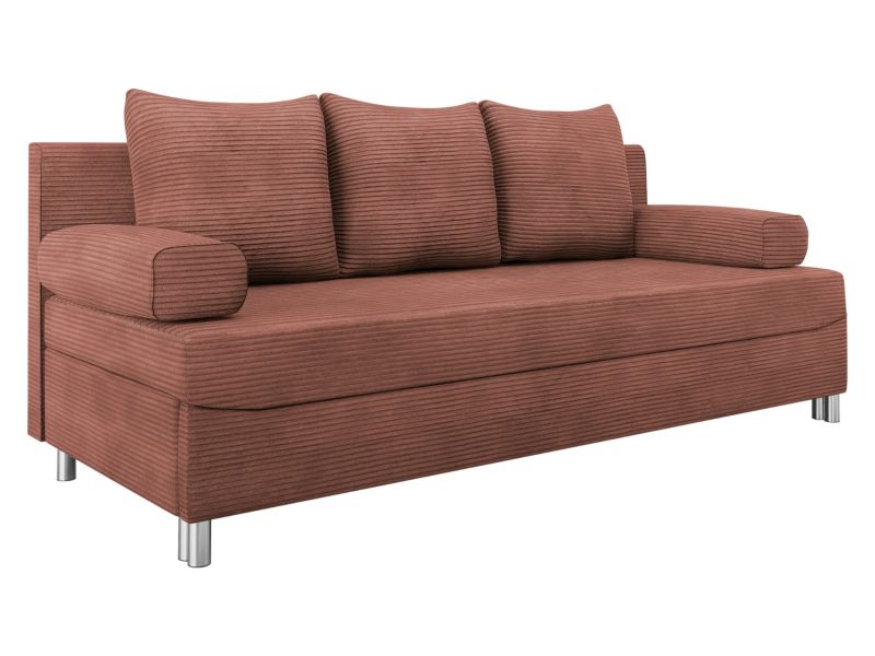 Kanapa rozkładana MIRJAN 24 Dover Sztruks łososiowy 1 szt.