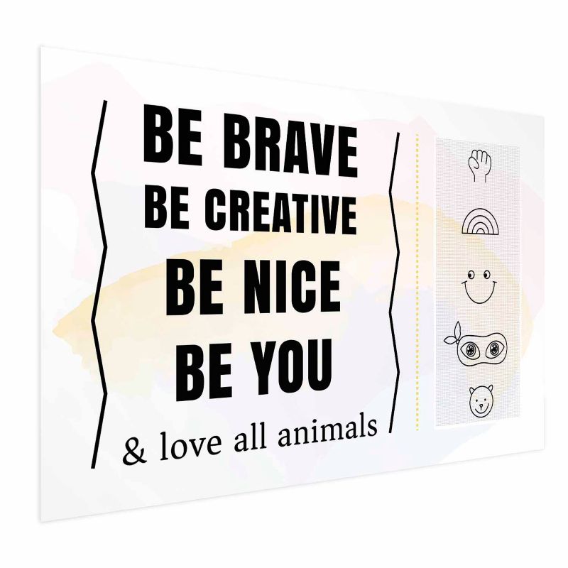 Plakat Artgeist Bądź sobą 30x21 cm bez ramy 1 szt