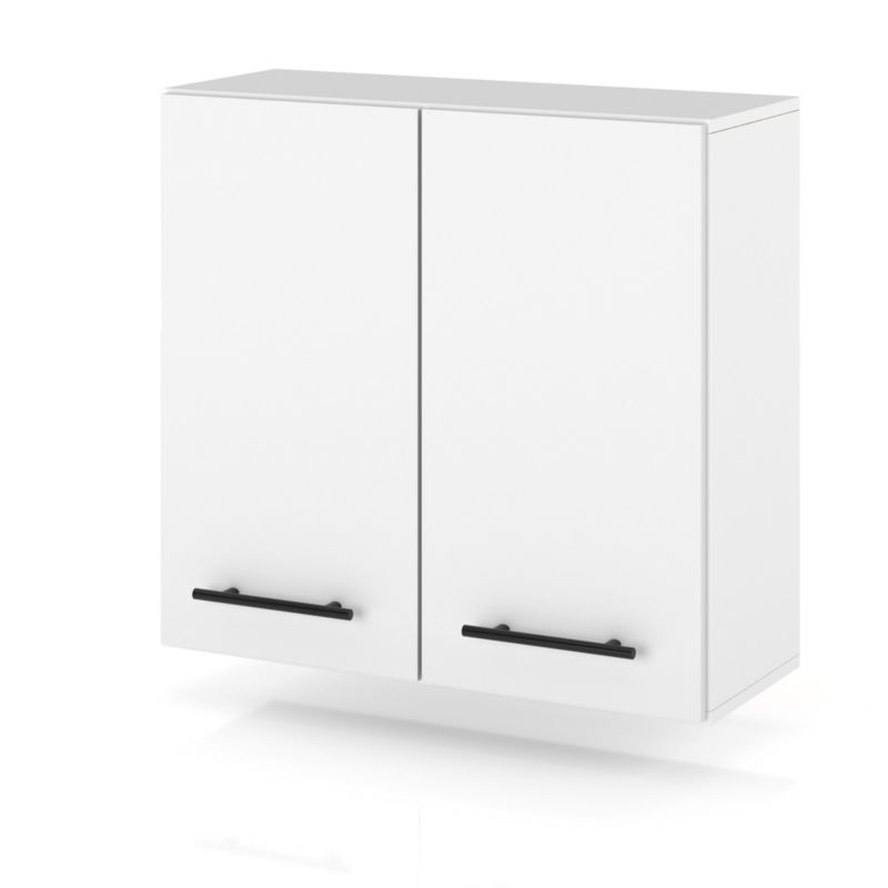 Szafka Kuchenna Hurtownia-Mebli Wisząca W80 sPremium 80cm Biały Mat Biały Mat 80x32x72 cm 1szt.