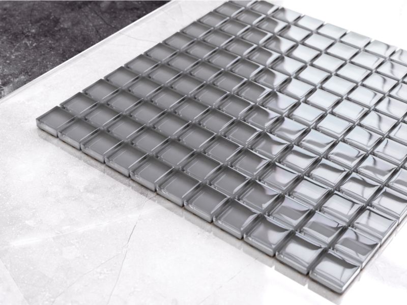 Mozaika szklana Ilcom szara joy ciemna 30x30cm 1 szt.